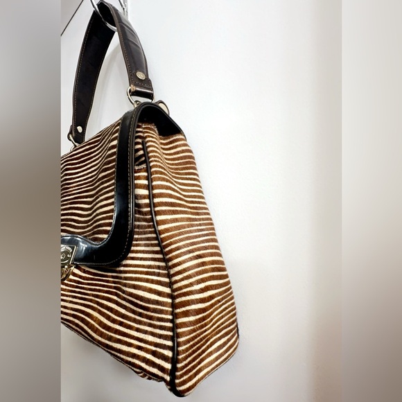 Elaine Turner Satchel African Antelope Hair 15” x 11” Retail $695 - Picture 11 of 15